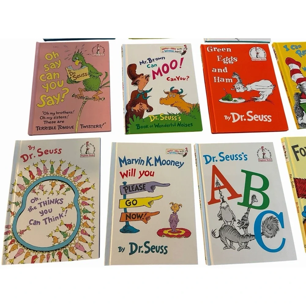 Dr.‎ Seuss Beginner Books Collection Lot of 10 Hardcover Kids Reading Classics